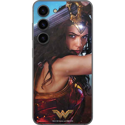 DC Comics Wonder Woman Battle Ready Poster Galaxy S23 Skin