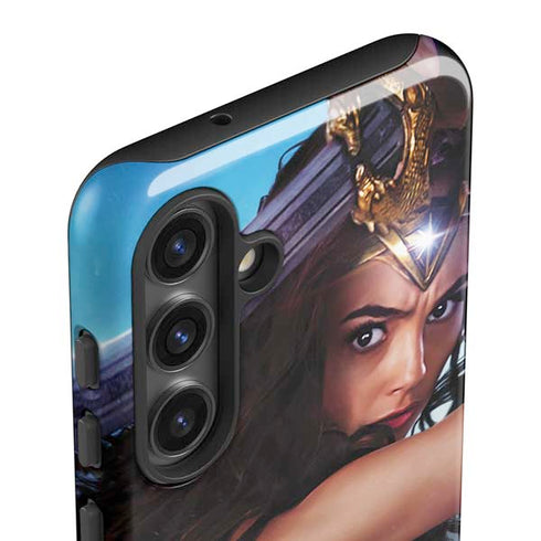 DC Comics Wonder Woman Battle Ready Poster Galaxy S24 Plus Impact Case