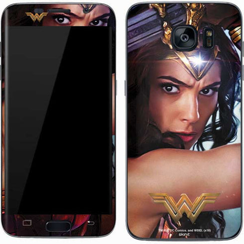 DC Comics Wonder Woman Battle Ready Poster Galaxy S7 Skin