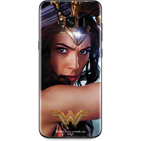 DC Comics Wonder Woman Battle Ready Poster Galaxy S8 Plus Skin