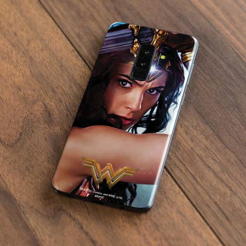 DC Comics Wonder Woman Battle Ready Poster Galaxy S9 Plus Skin
