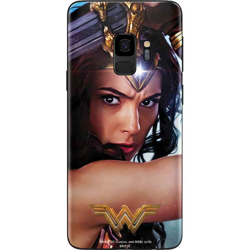 DC Comics Wonder Woman Battle Ready Poster Galaxy S9 Skin