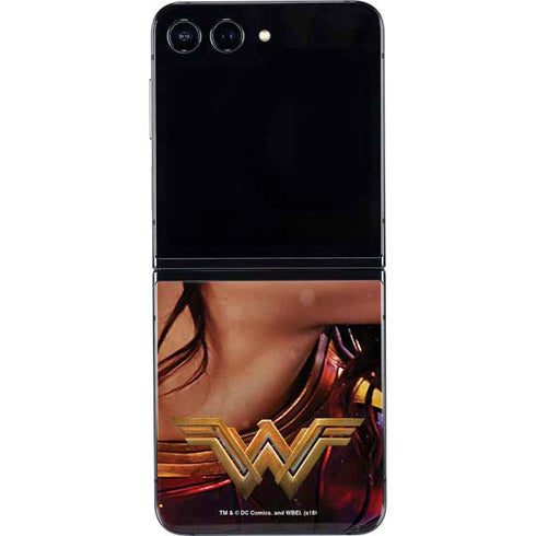 DC Comics Wonder Woman Battle Ready Poster Galaxy Z Flip5 5G Skin