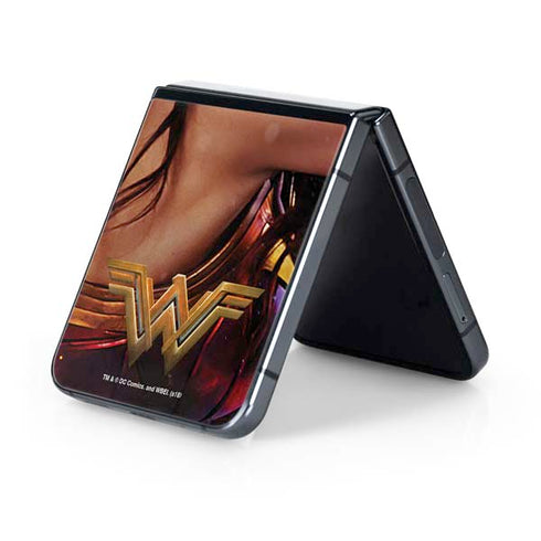 DC Comics Wonder Woman Battle Ready Poster Galaxy Z Flip5 5G Skin