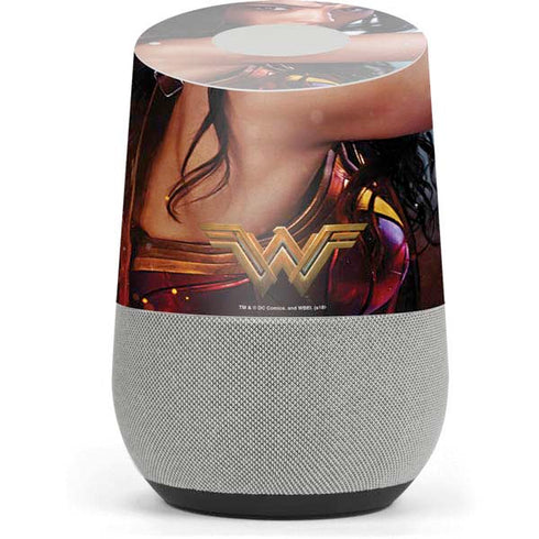 DC Comics Wonder Woman Battle Ready Poster Google Home Skin