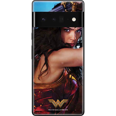 DC Comics Wonder Woman Battle Ready Poster Google Pixel 6 Pro Skin