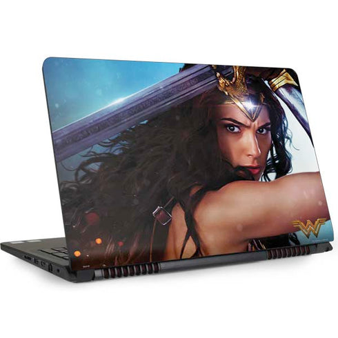 DC Comics Wonder Woman Battle Ready Poster Dell Inspiron Skin