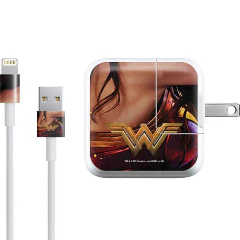 DC Comics Wonder Woman Battle Ready Poster iPad Charger (10W USB) Skin