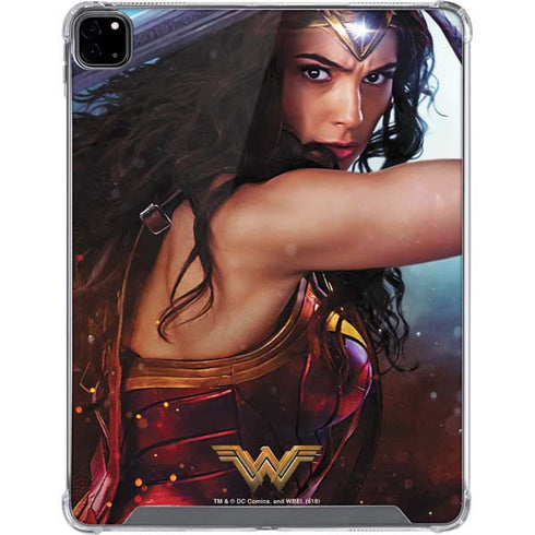 DC Comics Wonder Woman Battle Ready Poster iPad Pro 12.9in (2020) Clear Case