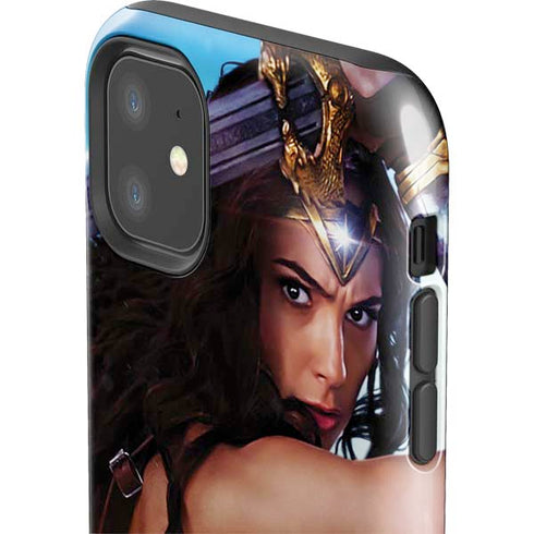 DC Comics Wonder Woman Battle Ready Poster iPhone 11 Impact Case