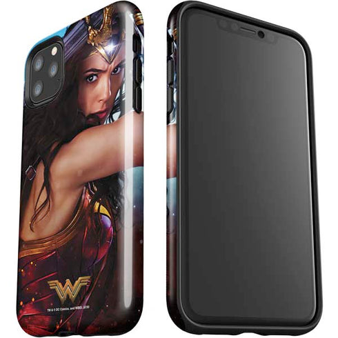 DC Comics Wonder Woman Battle Ready Poster iPhone 11 Pro Max Impact Case