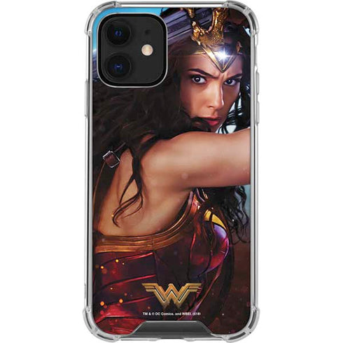 DC Comics Wonder Woman Battle Ready Poster iPhone 12 Clear Case