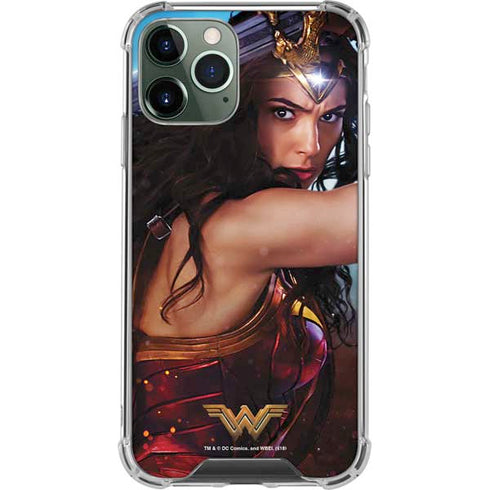 DC Comics Wonder Woman Battle Ready Poster iPhone 12 Pro Clear Case