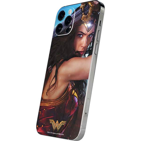 DC Comics Wonder Woman Battle Ready Poster iPhone 12 Pro Skin