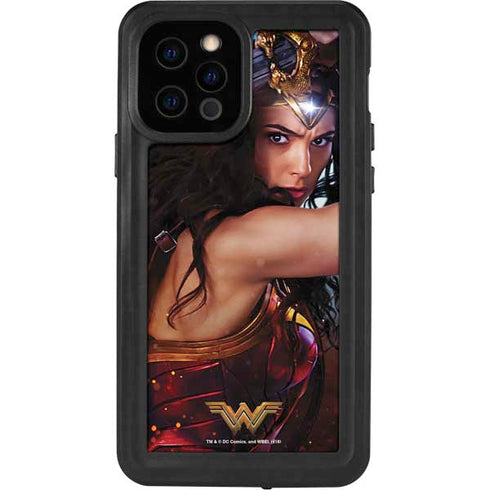 DC Comics Wonder Woman Battle Ready Poster iPhone 12 Pro Waterproof Case