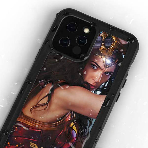 DC Comics Wonder Woman Battle Ready Poster iPhone 12 Pro Waterproof Case