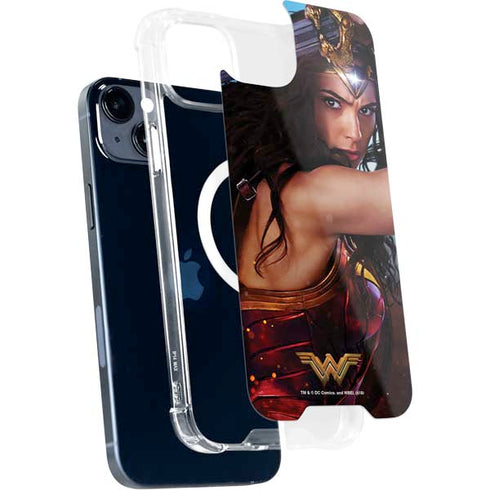 DC Comics Wonder Woman Battle Ready Poster iPhone 13 MagSafe Case