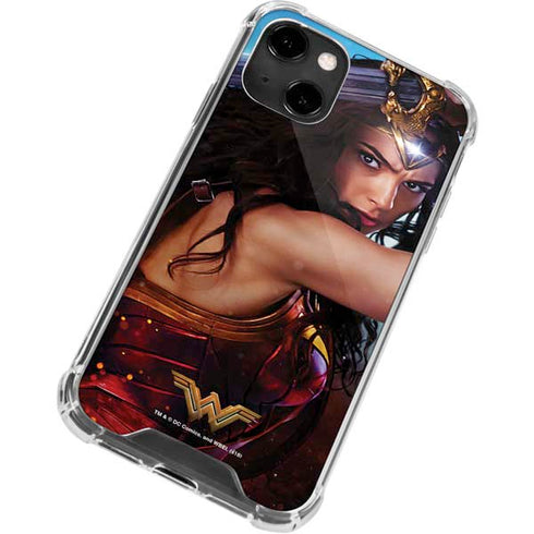 DC Comics Wonder Woman Battle Ready Poster iPhone 14 Clear Case