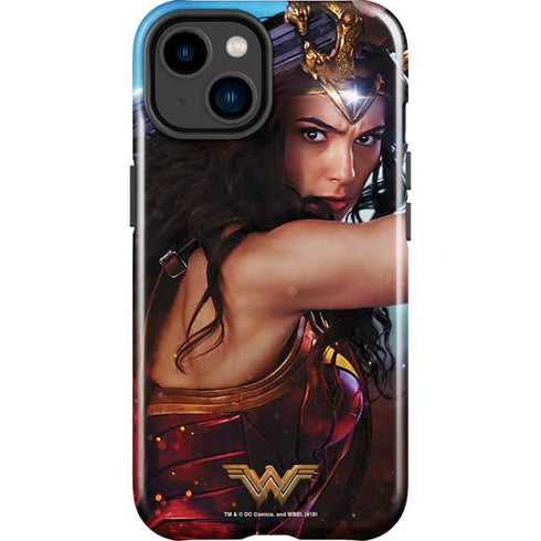 DC Comics Wonder Woman Battle Ready Poster iPhone 15 Plus Impact Case