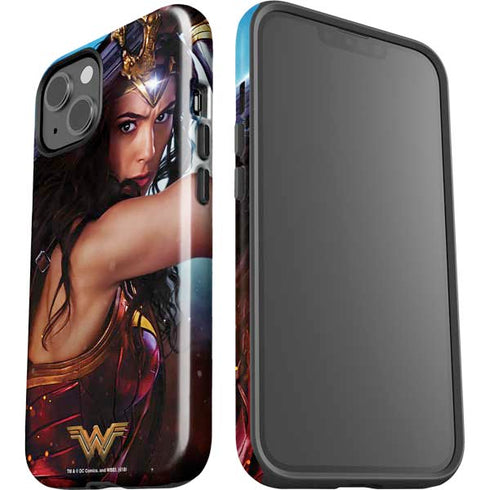 DC Comics Wonder Woman Battle Ready Poster iPhone 15 Plus Impact Case