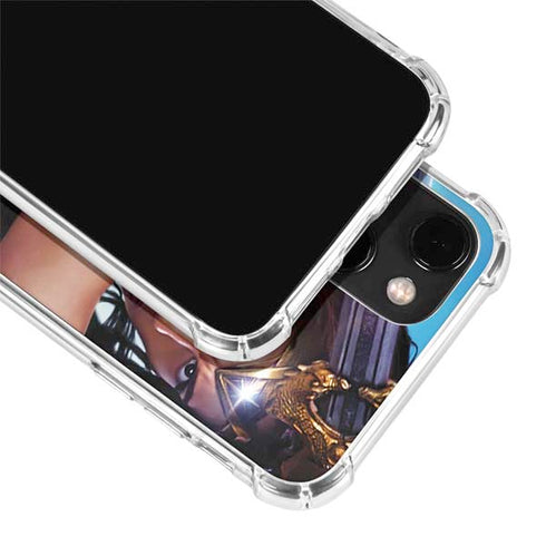 DC Comics Wonder Woman Battle Ready Poster iPhone 14 Plus Clear Case