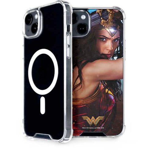 DC Comics Wonder Woman Battle Ready Poster iPhone 15 Plus MagSafe Case