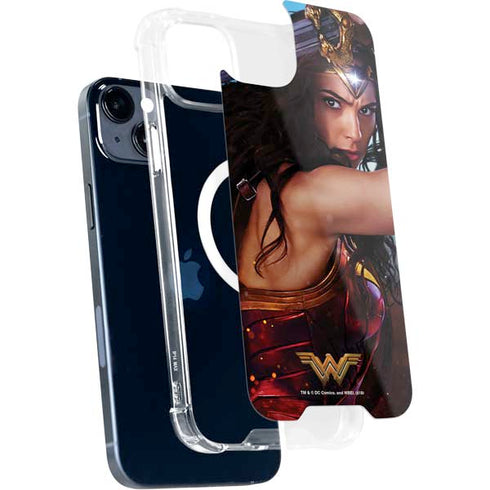 DC Comics Wonder Woman Battle Ready Poster iPhone 15 Plus MagSafe Case
