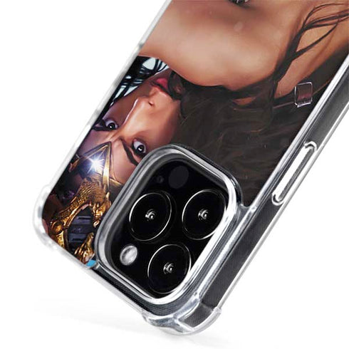 DC Comics Wonder Woman Battle Ready Poster iPhone 15 Pro MagSafe Case