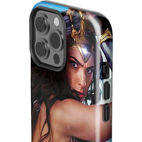 DC Comics Wonder Woman Battle Ready Poster iPhone 14 Pro Max Impact Case