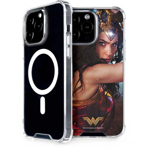 DC Comics Wonder Woman Battle Ready Poster iPhone 15 Pro Max MagSafe Case