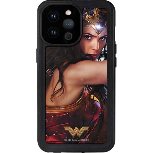 DC Comics Wonder Woman Battle Ready Poster iPhone 14 Pro Max Waterproof Case