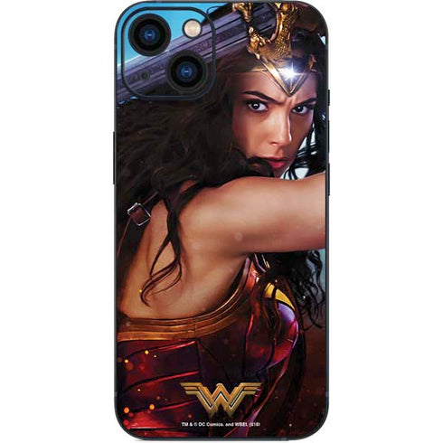 DC Comics Wonder Woman Battle Ready Poster iPhone 15 Skin
