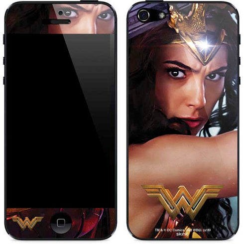 DC Comics Wonder Woman Battle Ready Poster iPhone 5/5s/5SE Skin