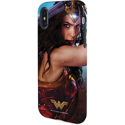 DC Comics Wonder Woman Battle Ready Poster iPhone XS Pro Case