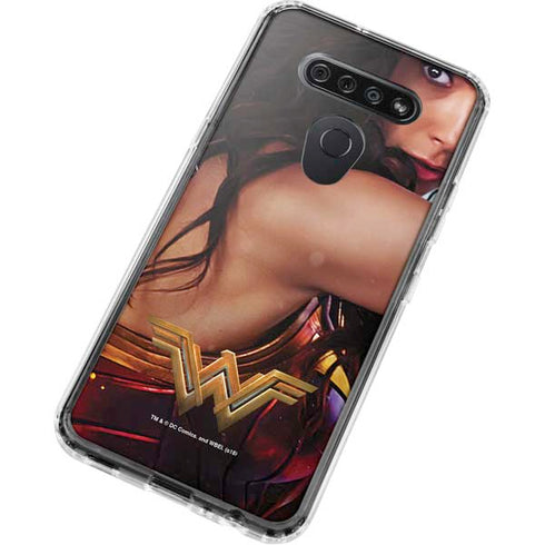 DC Comics Wonder Woman Battle Ready Poster LG K51/Q51 Clear Case