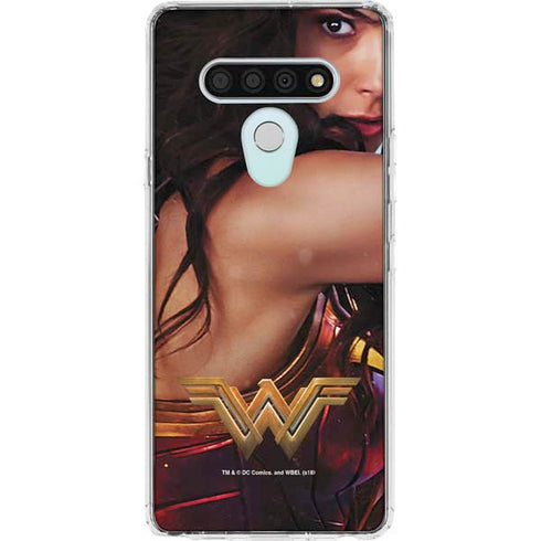 DC Comics Wonder Woman Battle Ready Poster LG Stylo 6 Clear Case