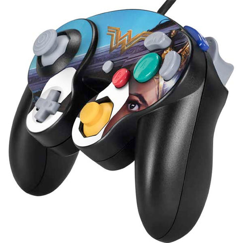DC Comics Wonder Woman Battle Ready Poster Nintendo GameCube Controller Skin