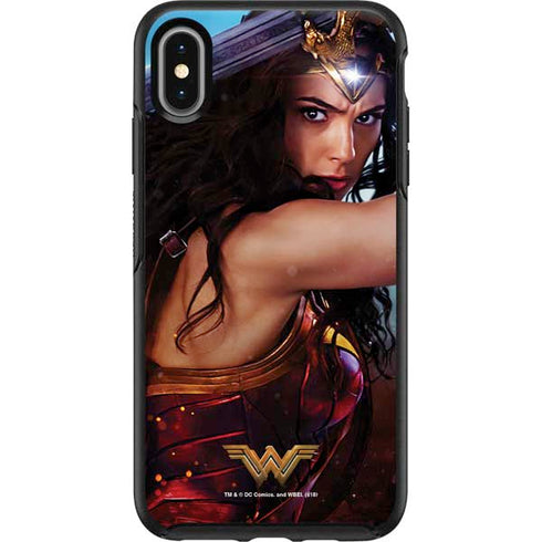 DC Comics Wonder Woman Battle Ready Poster Otterbox Symmetry iPhone Skin