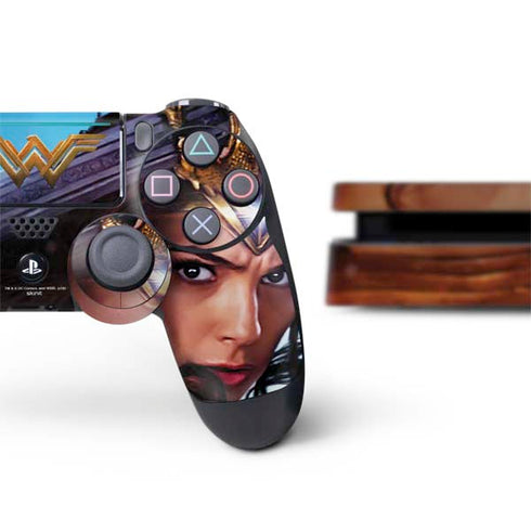 DC Comics Wonder Woman Battle Ready Poster PS4 Slim Bundle Skin