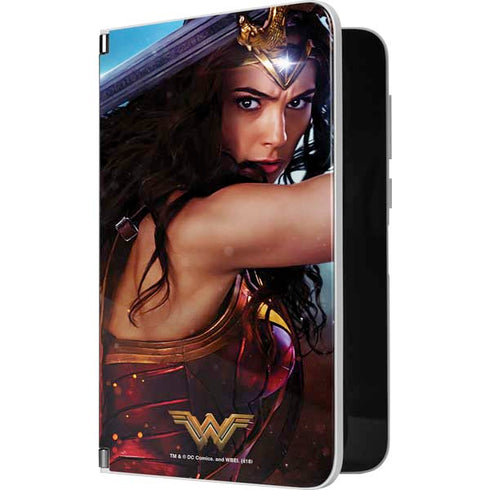 DC Comics Wonder Woman Battle Ready Poster Surface Duo Skin