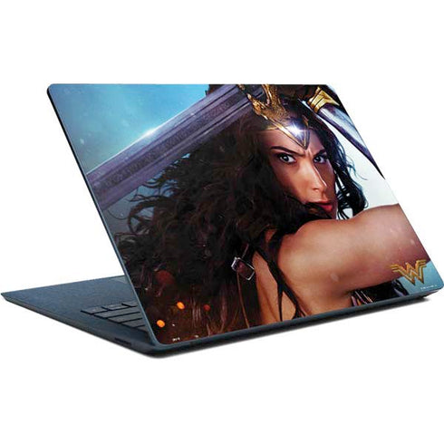 DC Comics Wonder Woman Battle Ready Poster Surface Laptop Skin