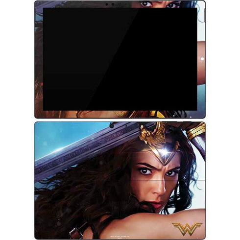 DC Comics Wonder Woman Battle Ready Poster Surface Pro 7 Skin