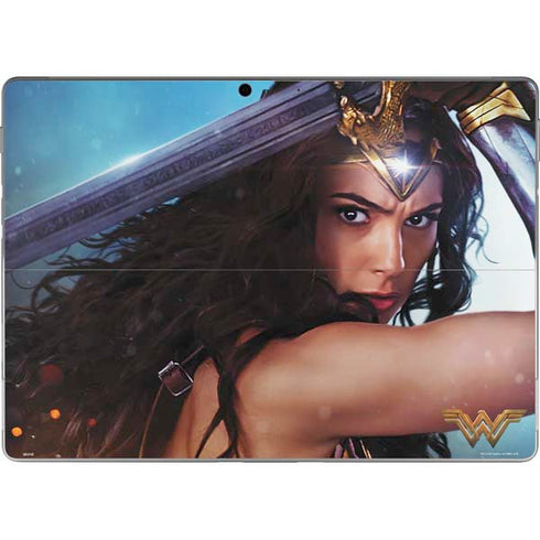 DC Comics Wonder Woman Battle Ready Poster Surface Pro 9 Skin