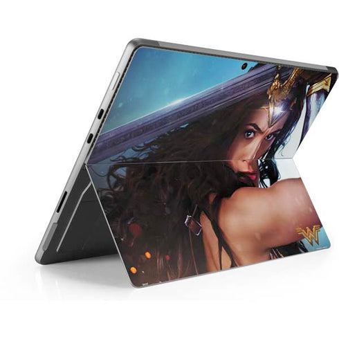 DC Comics Wonder Woman Battle Ready Poster Surface Pro 9 Skin
