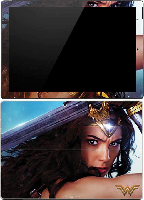 DC Comics Wonder Woman Battle Ready Poster Surface Pro (2017) Skin