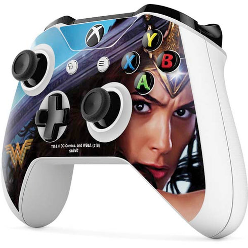 DC Comics Wonder Woman Battle Ready Poster Xbox One S Controller Skin
