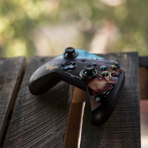 DC Comics Wonder Woman Battle Ready Poster Xbox One S Controller Skin
