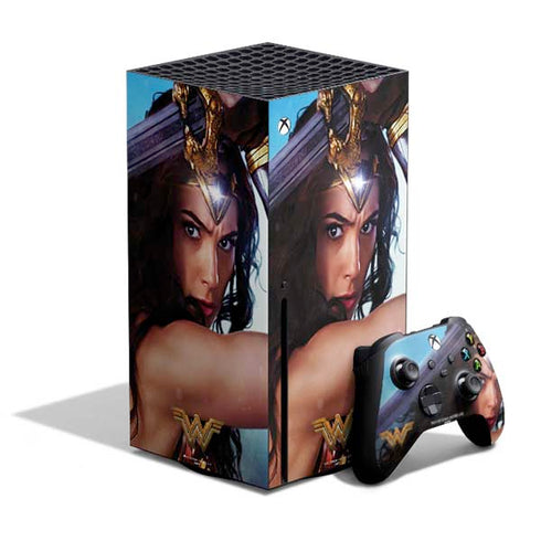 DC Comics Wonder Woman Battle Ready Poster Xbox Series X Bundle Skin
