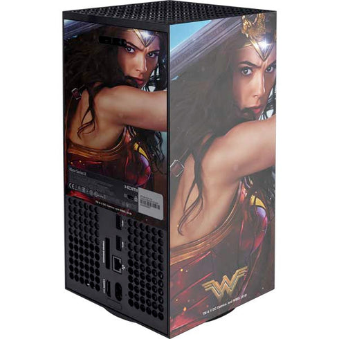 DC Comics Wonder Woman Battle Ready Poster Xbox Series X Console Skin