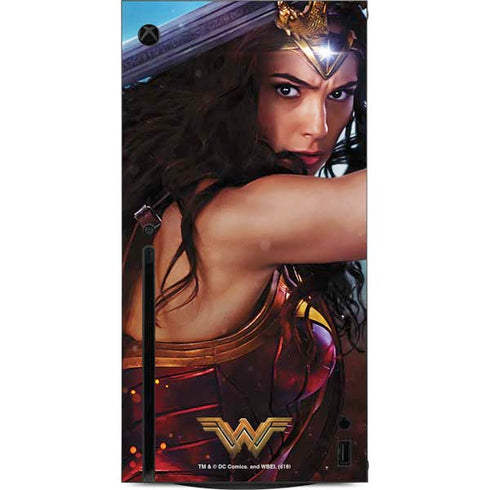 DC Comics Wonder Woman Battle Ready Poster Xbox Series X Console Skin